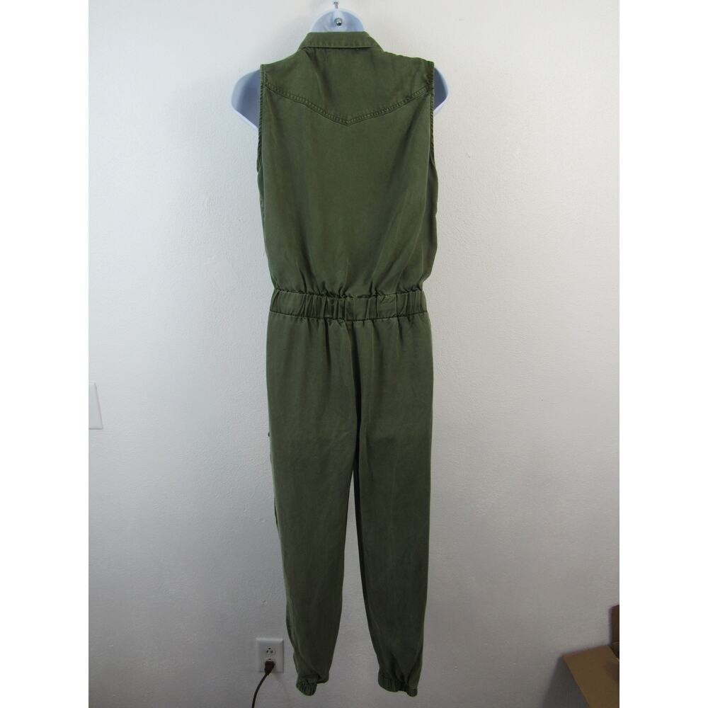 Young Fabulous & Broke Grayson Jumpsuit in Cadet Pigment XS Green - Picture 5 of 6